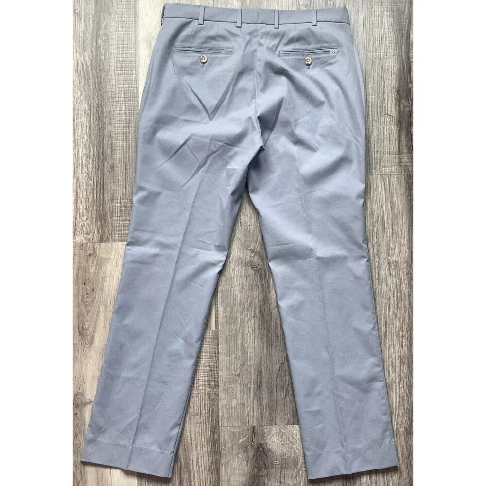 Peter Millar Men's *33 X 30* Light Gray Crown Sport Raleigh Performance Trouser